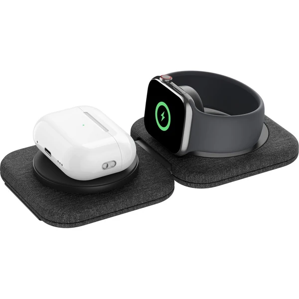 Belkin BOOST CHARGE™ PRO Qi2 15W 2v1 Bezdrátová MagSafe cestovní podložka pro iPhone/Apple Watch/Air - Nabíječky - Obrázek A5ZM000K01