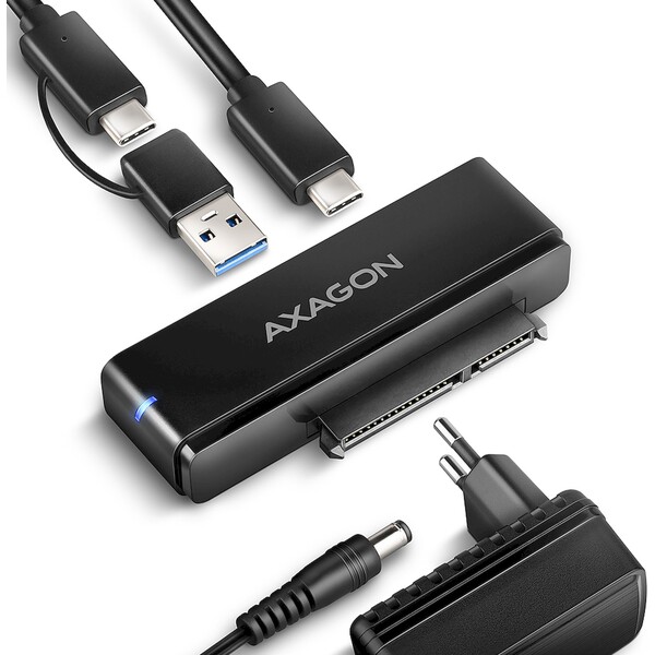 AXAGON USB-C Redukce ADSA-FPX Černá