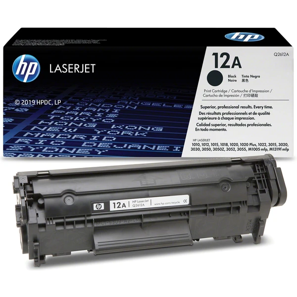 HP Q2612A č. 12 Černá originální - Tonery - Obrázek A6AF300401