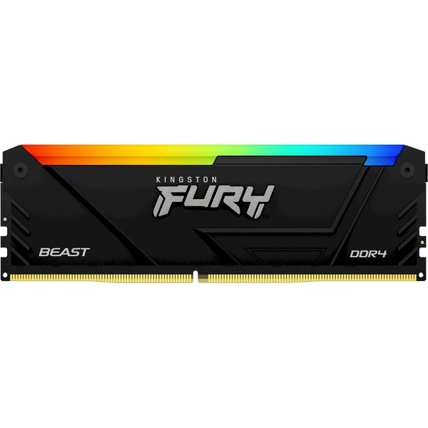 Kingston FURY Beast RGB DDR4 16GB 3200MT/s CL16 DIMM (2x8GB) XMP - Operační paměti - Obrázek A6DM000K01