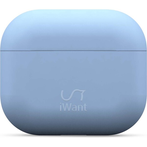 iWant AirPods 3. generace ultra-tenké pouzdro světle modré
