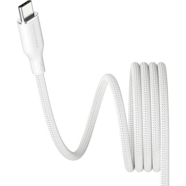 PanzerGlass USB-C/USB-C magnetický napájecí kabel 240W 1,5m bílý - Kabely a redukce - Obrázek A73J000K01