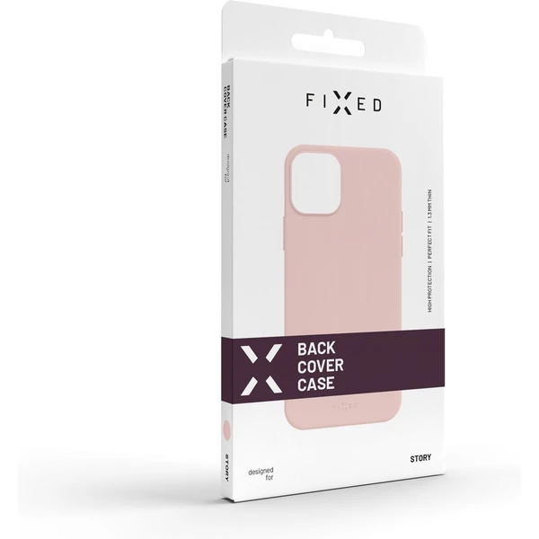 FIXED Story silikonový kryt Apple iPhone 13 růžový - Pouzdra - Obrázek A7TZ000501