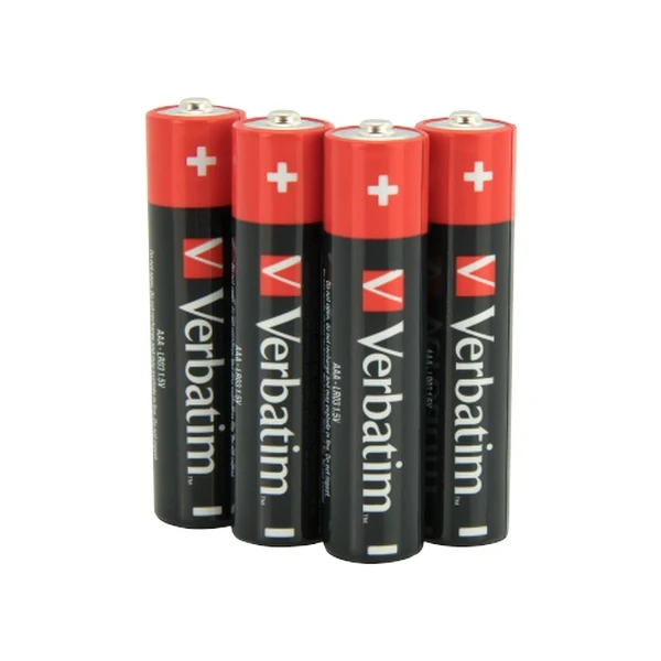 Verbatim alkalické baterie AAA LR03 4x - Baterie - Obrázek A8B0100301