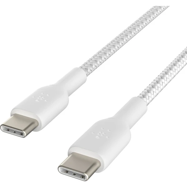 Belkin BOOST Charge Braided USB-C/USB-C napájecí kabel 60W 1m bílý - Kabely a redukce - Obrázek A8C9400301