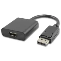 PremiumCord DisplayPort/HDMI redukce 0,2m černá - Kabely a redukce