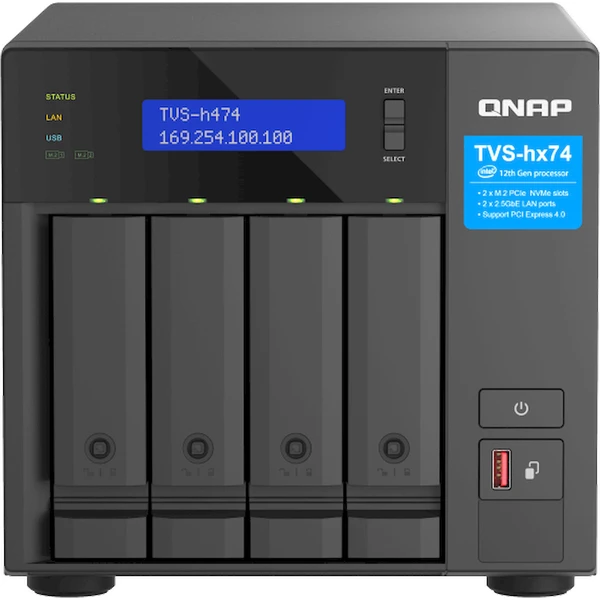 QNAP TVS-h474-PT-8G - NAS servery - Obrázek A8MK000K01