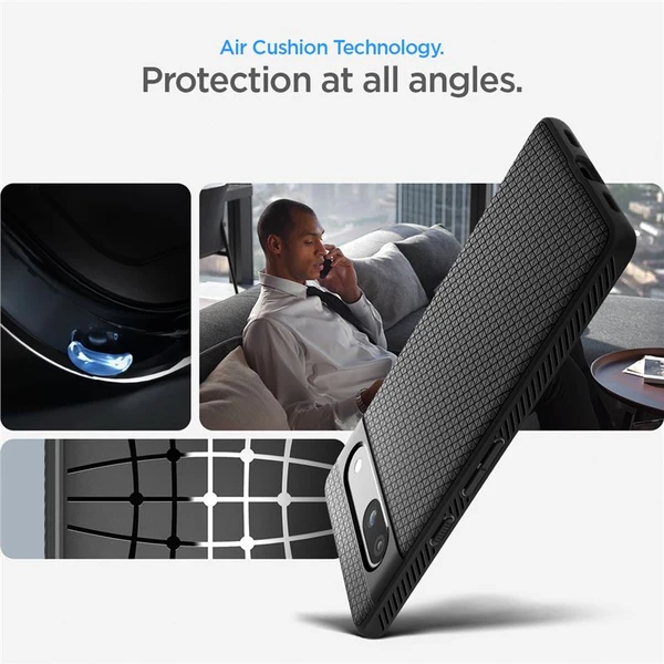 Spigen Liquid Air kryt Google Pixel 7a černý - Pouzdra - Obrázek A8V1000701