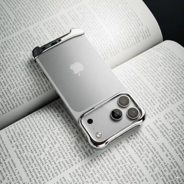 Arc Pulse hliníkový ochranný rám iPhone 17 Pro Max stříbrný - Pouzdra - Obrázek A9DJ000K01