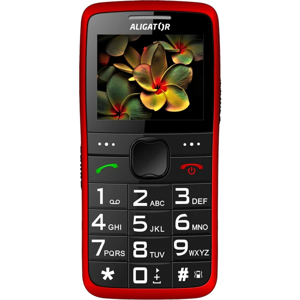 ALIGATOR A675 Senior červený + stolní nabíječka - Mobilní telefony - Obrázek A9PL600301