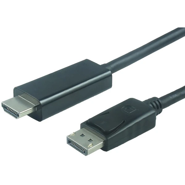 PremiumCord DisplayPort 1.1/HDMI kabel 3m černý - Kabely a redukce - Obrázek A9TU000501