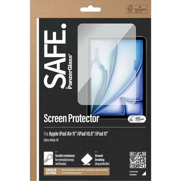 PanzerGlass® SAFE sklo Apple iPad Air 11" (2024/2025)/iPad 10.9"/iPad 11" (2025) - Ochranné folie a skla - Obrázek A9XL000K01