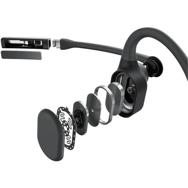 Shokz OpenComm2 UC (2025) Bluetooth sluchátka před uši s adaptérem USB-A černá - Sluchátka - Obrázek A9ZE000J01