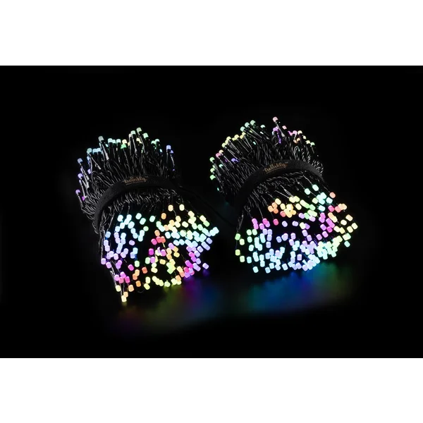 Twinkly Strings Multi-Color chytré žárovky na stromeček 600 ks 48m černý kabel - Svítidla - Obrázek AA6Y400301