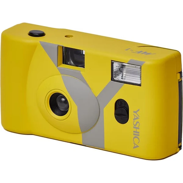 YASHICA MF-1 Snapshot Art Camera analogový fotoaparát žlutý - Fotoaparáty - Obrázek AAKR000K01