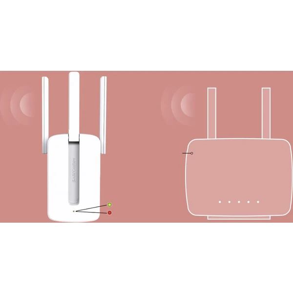 Mercusys MW300RE Extender - Wi-Fi extendery - Obrázek AAR7300401