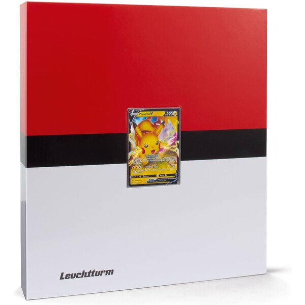 LEUCHTTURM Album na pokémony/herní karty- PRO GAMING velké Bílá/Červená