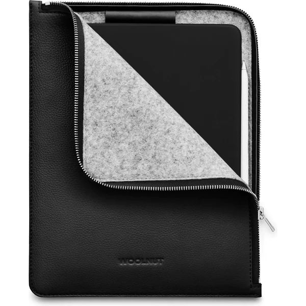Woolnut Leather Folio kožené pouzdro iPad Pro 11"/iPad Air 11" černé - Pouzdra - Obrázek ABJR100501
