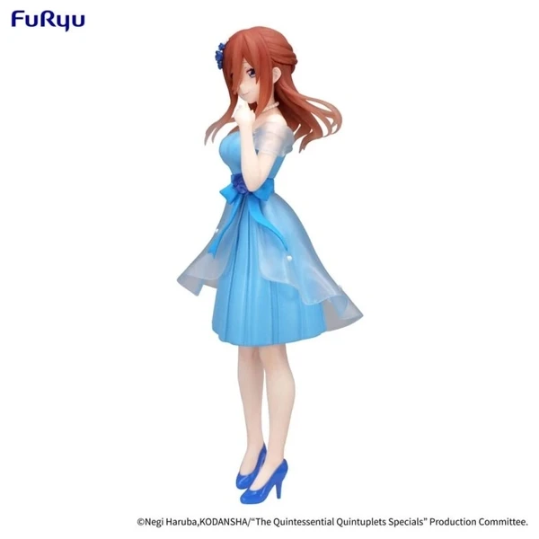 Figurka Furyu The Quintessential Quintuplets Trio-Try-iT - Nakano Miku Pastel Dress Ver. 21 cm - Figurky - Obrázek ABKN000K01