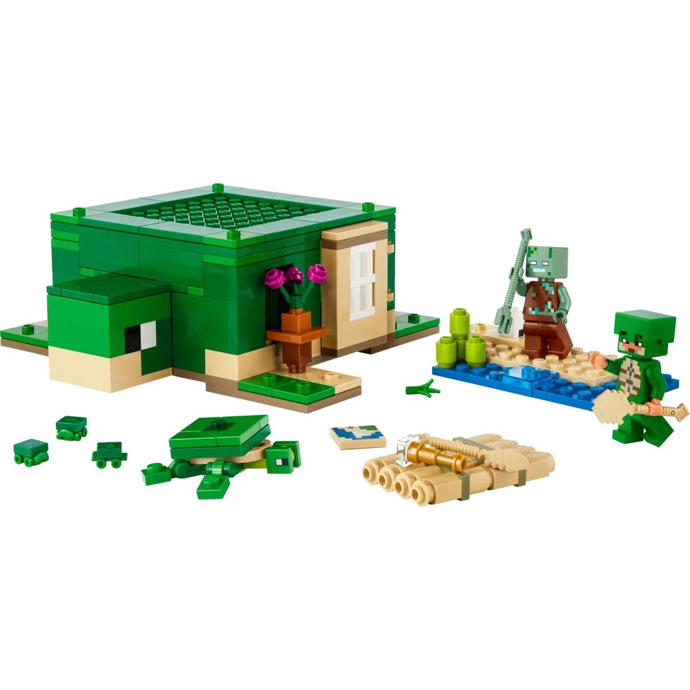 LEGO® Minecraft 21254 Želví domek na pláži