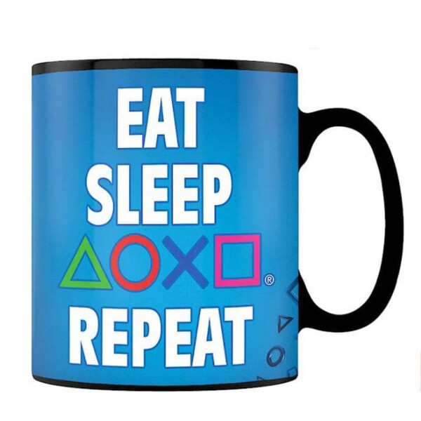 Hrnek Playstation - Eat Sleep Repeat