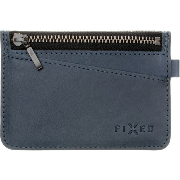 FIXED Coins kožená peněženka modrá