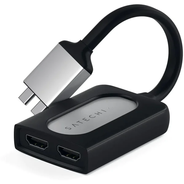 Satechi Dual HDMI Adapter stříbrný - USB huby - Obrázek ACL2700301