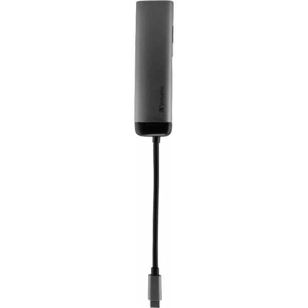Verbatim USB-C Multiport HUB, 2x USB 3.0, 1x USB-C, HDMI dokovací stanice šedá - Dokovací stanice - Obrázek ACOR000301