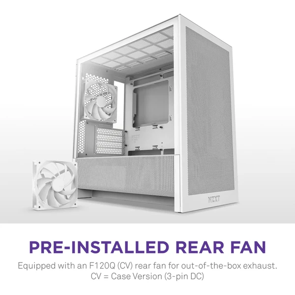 NZXT H3 Flow bílá - Počítačové skříně - Obrázek AD7K000K01