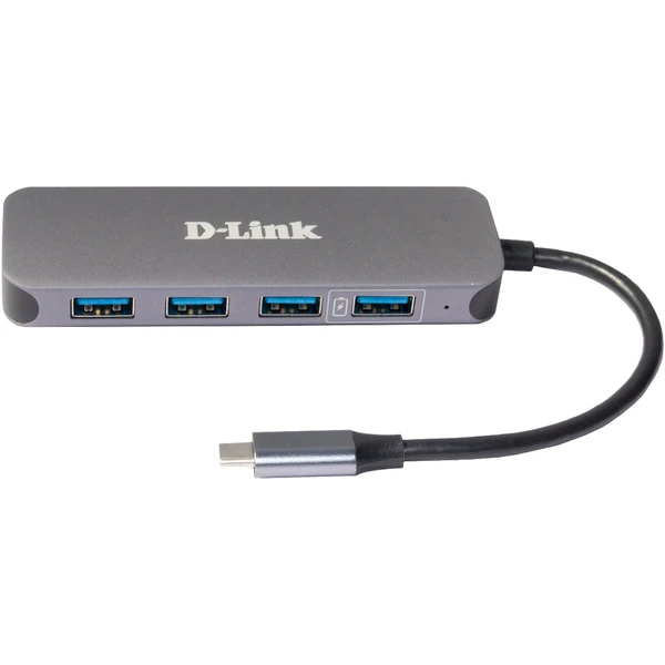 D-Link 4v1 USB-C Hub antracitový - USB huby - Obrázek AELK000K01