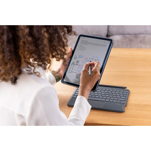 Epico pouzdro s podsvícenou klávesnicí pro Apple iPad Pro 11" (M4) - čeština - šedá - Pouzdra s klávesnicí - Obrázek AEQI000K01
