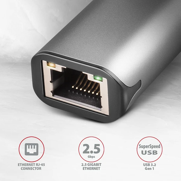 AXAGON ADE-25RC USB-C 2.5 gigabit adaptér - Síťové adaptéry - Obrázek AES6000701