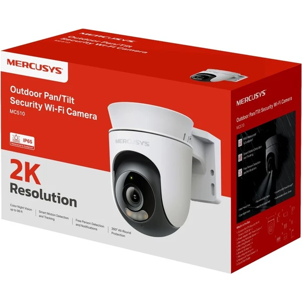 Mercusys MC510 bílá - IP kamery - Obrázek AEZL000K01