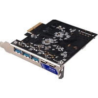 Akasa PCIe karta 2xUSB 3.2 Gen 2 Type-C a 3xType-A - Řadiče