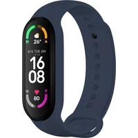 FIXED Silicone Strap silikonový řemínek Xiaomi Mi Band 7/6/5 modrý - Řemínky