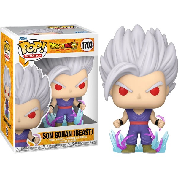 Funko POP! #1703 Animation: Dragon Ball Super: Super Hero Son Gohan (Šance na chase)