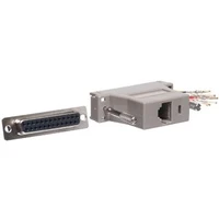 PremiumCord LPT/RJ45 redukce šedá - Kabely a redukce