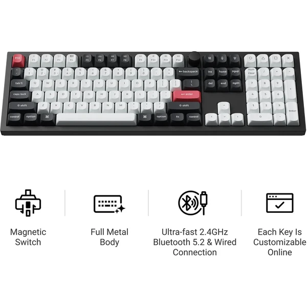 Keychron Q6 HE herní klávesnice (US) černá - Klávesnice - Obrázek AIIG000K01