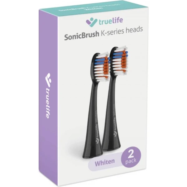 TrueLife SonicBrush K-series heads Whiten black 2 pack - Náhradní hlavice - Obrázek AIVH100501