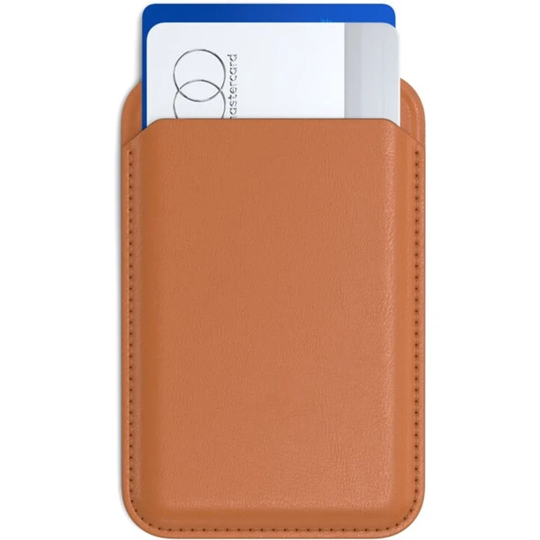 Satechi MagSafe stojánek/peněženka z veganské kůže pro iPhone 12/13/14/15 - všechny modely oranžová - Stojánky - Obrázek AJ00000J01