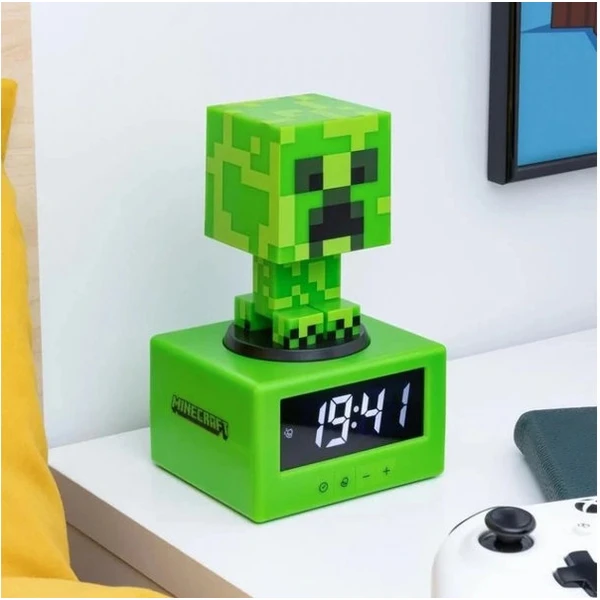 Budík Paladone Minecraft - Creeper - Hodiny a budíky - Obrázek AJJK000K01