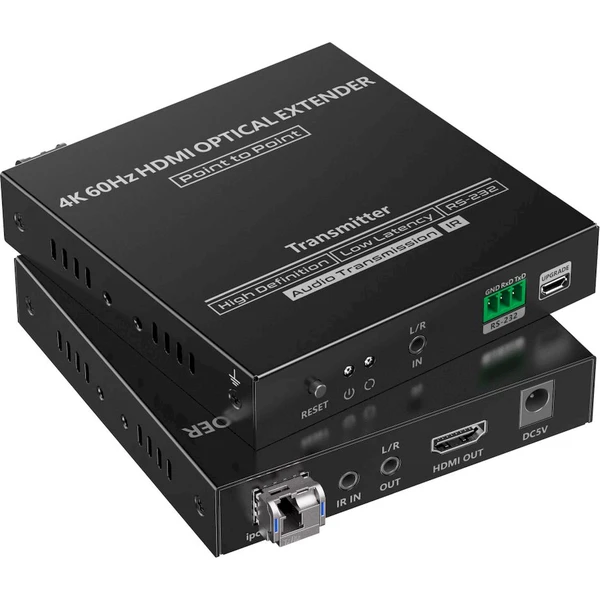 PremiumCord Optický HDMI extender 4K@60Hz 4:4:4 až na 40km - Ostatní - Obrázek AKNF000K01
