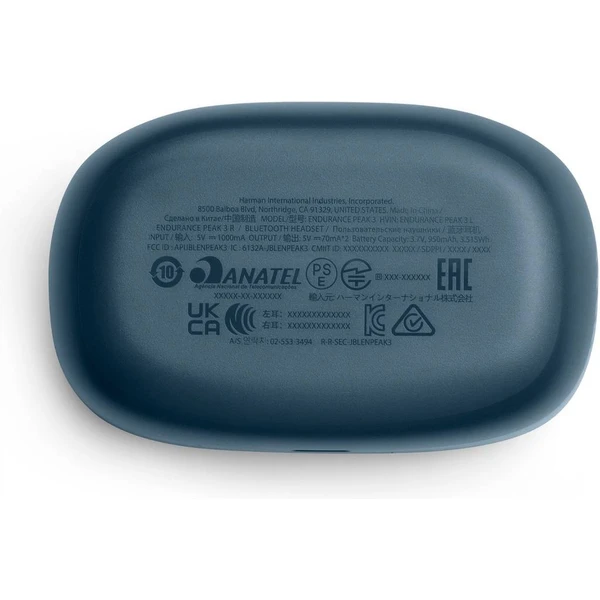 JBL Endurance Peak 3 modré - Sluchátka - Obrázek ALK3000P01