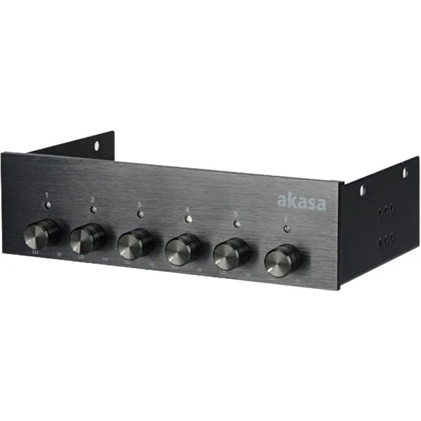 Akasa FC Six, kontrolní panel 6 ventilátorů - Ventilátory pro PC - Obrázek AM5X600301