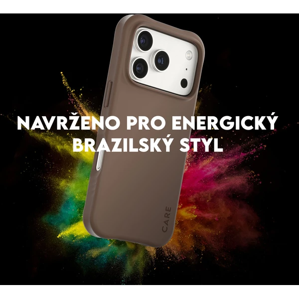 PanzerGlass® CARE Samba kryt s MagSafe Apple iPhone 17 Pro Espresso - Pouzdra - Obrázek AMDH000K01