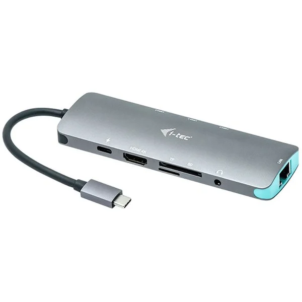 i-tec USB-C Metal Nano Docking Station 4K HDMI LAN + Power Del - Dokovací stanice - Obrázek AMPN200401