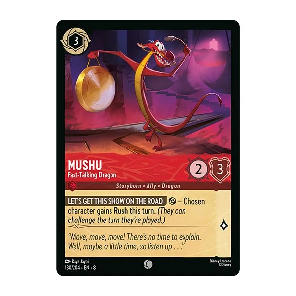 Disney Lorcana: Reign of Jafar - Starter Deck Ruby & Steel (Mulan & Stitch) - Disney Lorcana TCG - Obrázek AN1H000L01