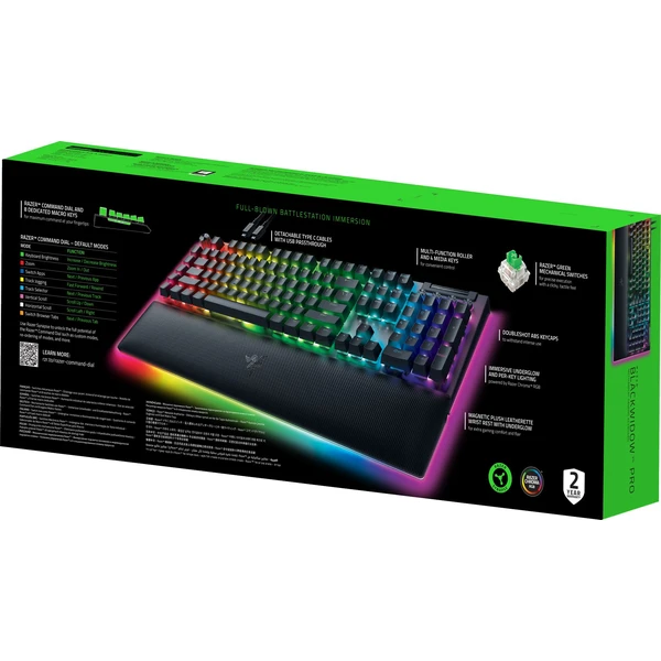 Razer BlackWidow V4 Pro Yellow klávesnice (US) - Klávesnice - Obrázek AN7M300401