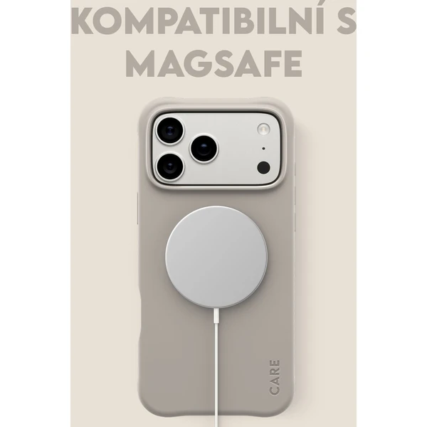 PanzerGlass® CARE Samba kryt s MagSafe Apple iPhone 17 Pro Max Vanilla - Pouzdra - Obrázek ANDH000K01