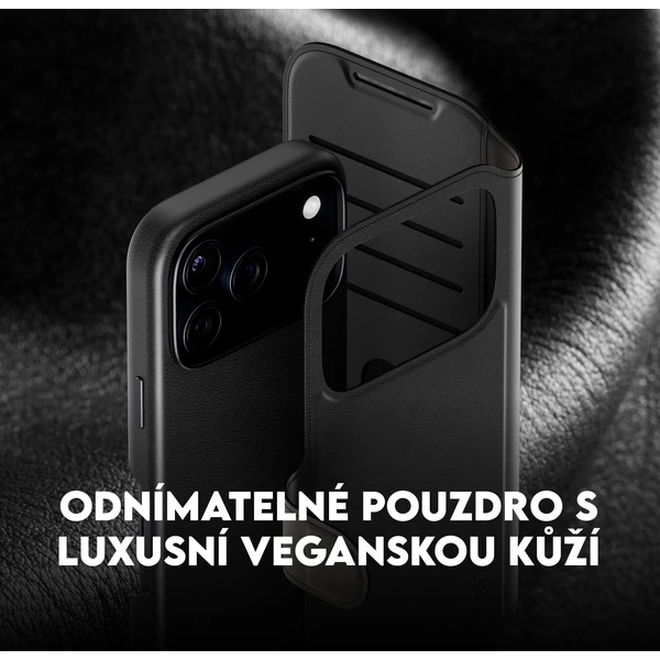 PanzerGlass® CARE Tango 2v1 Wallet pouzdro s MagSafe Apple iPhone 17 Pro černé - Pouzdra - Obrázek AOEH000K01